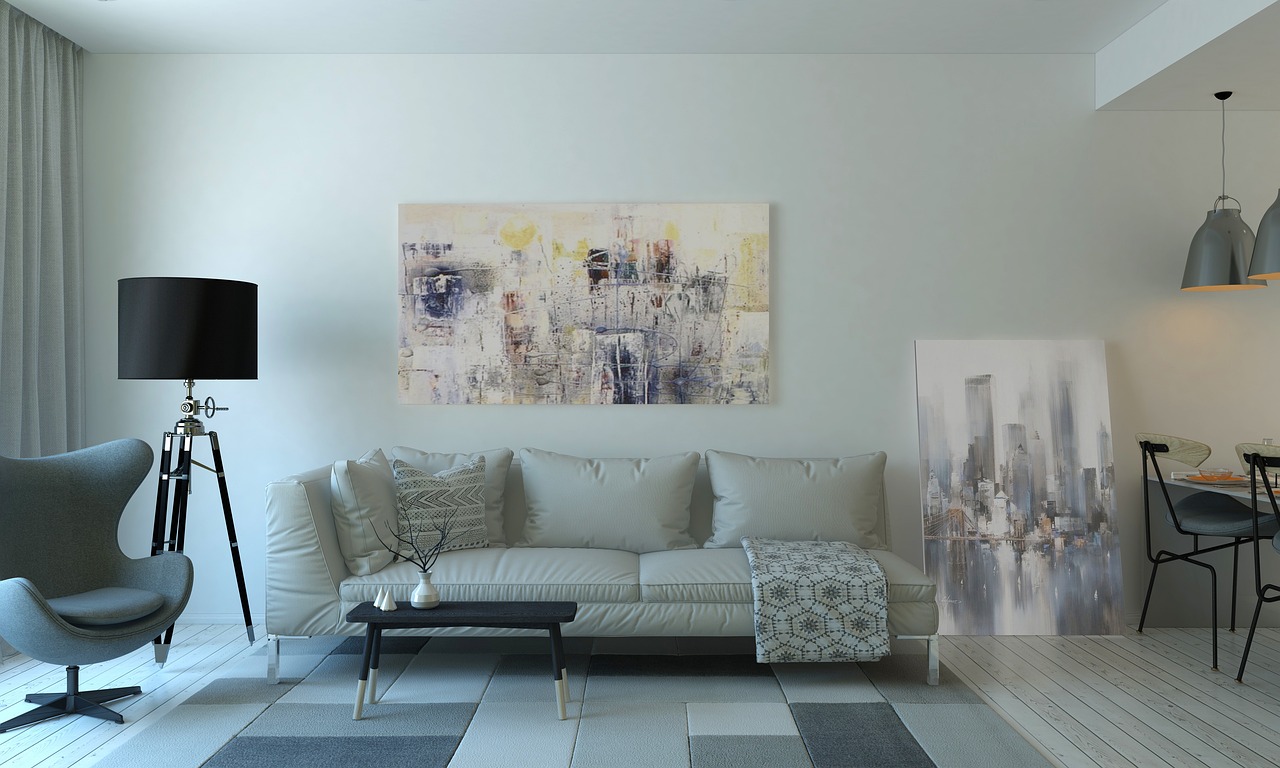 Woonkamer gedecoreerd met 2026 trendkleur accessoires. Woonkamer gedecoreerd met 2026 trendkleur accessoires.